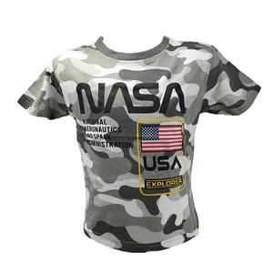 T-Shirt enfant Nasa 4 ans grijs