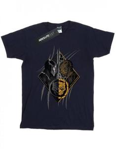 Marvel Boys Black Panther versus Killmonger T-shirt 12-13 wit