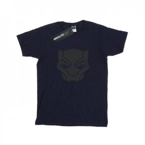 Marvel jongens zwarte panter zwart op zwart T-shirt 12-13 wit