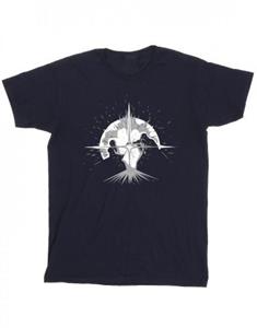 Star Wars jongens Obi-Wan Kenobi Sabre silhouet gevecht T-shirt 12-13 marineblauwe kleur