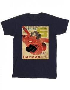 Disney Boys Big Hero 6 Baymax Flying Baymax Krant T-shirt 5-6 Years wit