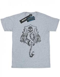Harry Potter jongens Dark Mark Crest T-shirt 9-11 Years wit