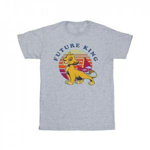Disney jongens The Lion King toekomstige koning T-shirt 9-11 Years wit