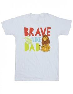 Disney Boys The Lion King Dapper als papa T-shirt 5-6 Years wit