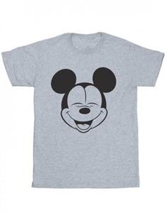 Disney jongens Mickey Mouse gesloten ogen T-shirt 9-11 Years wit