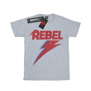 David Bowie Boys Distressed Rebel T-shirt 9-11 Years wit