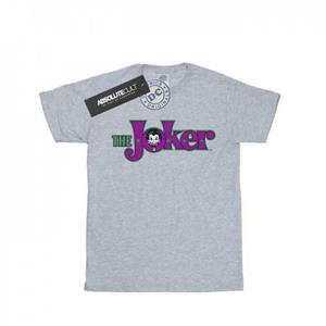 DC Comics Boys The Joker Tekstlogo T-shirt 9-11 Years wit