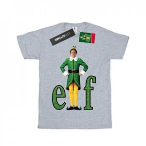 Elf Boys Buddy-logo T-shirt 12-13 wit