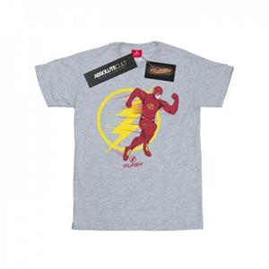 DC Comics Boys het Flash Running embleem T-shirt 9-11 Years wit