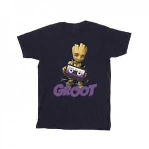 Guardians Of The Galaxy Jongens Groot Casette T-shirt 5-6 Years wit