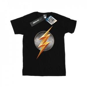 DC Comics Boys Justice League film Flash embleem T-shirt 7-8 Years wit