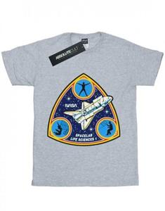 NASA meisjes klassiek Spacelab Life Science katoenen T-shirt 9-11 Years wit