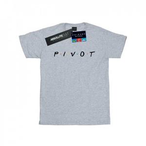 Katoenen T-shirt met Friends Girls Pivot-logo 9-11 Years wit