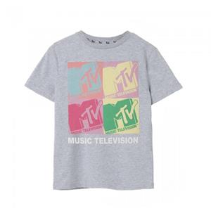 Pertemba FR - Apparel MTV Girls Colour Block Marl T-Shirt 11-12 grijs