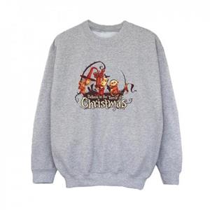 Disney Boys The Nightmare Before Christmas Kerst Terror Sweatshirt 9-11 Years wit