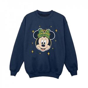 Disney jongens Minnie Mouse Happy Christmas Sweatshirt 5-6 Years wit