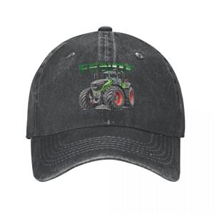 91421224MABN1UXM5T Fendt Duitse Tractoren Mannen Vrouwen Baseball Caps Boer Landbouw Verontruste Katoenen Hoeden Cap Retro Outdoor Zomer Snapback Cap One Size