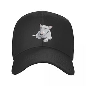91460000MABYFHJN57 Mode Engelse Bull Terrier Baseball Cap Vrouwen Unisex Ademend Vader Hoed Prestaties Snapback Caps Zomer Hoeden Adjustable Cap