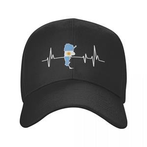 91460000MABYFHJN57 Gepersonaliseerde Argentijnse Heartbeat Argentinië Vlag Baseball Cap Vrouwen Unisex Verstelbare Papa Hoed Outdoor Snapback Caps Adjustable Cap