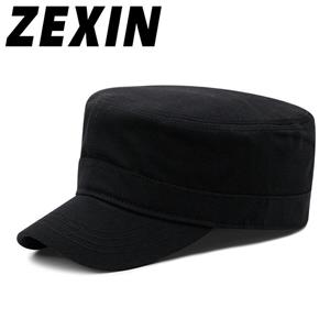 ZEXIN-hoed Lente en herfst Eenvoudige militaire buitenpet met volledige afdichting Casual eendentongpet Veelzijdige zonnescherm platte pet 58-60cm