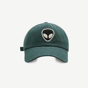 Forever Worth Cartoon Geborduurde Baseball Cap Zomer Straat Trend Hiphop Baseball Cap Vrouwen Koreaanse Stijl Zachte Top Breedgerande Paar Pet 56-58cm wit