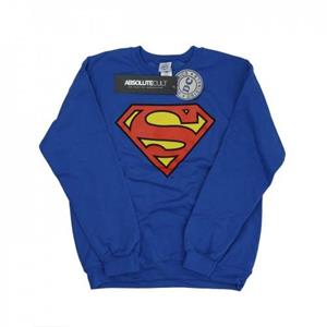 DC Comics Superman-logo herensweatshirt L koningsblauwe kleur