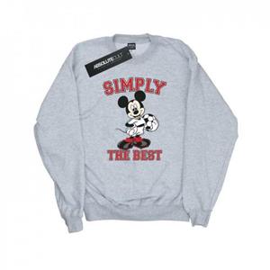 Disney Heren Mickey Mouse gewoon het beste sweatshirt L grijs