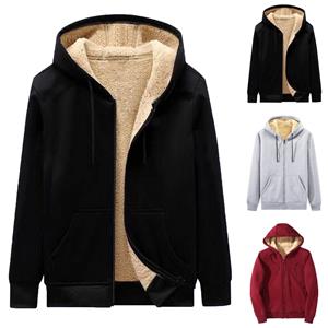 Lucky66 Ritspullover voor heren, sweatshirt met lange mouwen en capuchon, tops, blouse XXL zwart