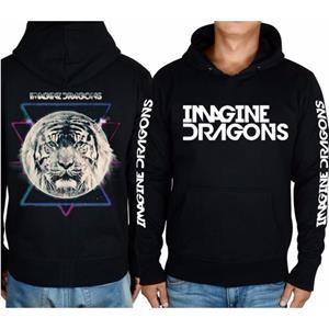 ETST 011 4 ontwerpen Imagine Dragons 3D Rock katoenen hoodies merk Shell capuchonjack Punk Metal Sudadera pullover sweatshirt fleece bovenkleding S