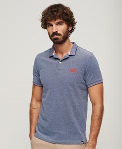 Superdry Mannen Poolside Polo Blauw