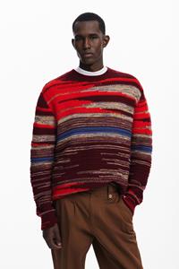desigual Dikke trui met strepen - RED