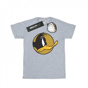 Looney Tunes jongens Daffy Duck gestippeld profiel T-shirt 9-11 Years wit