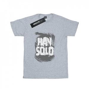 Star Wars jongens Han Solo tekst T-shirt 7-8 Years zwart
