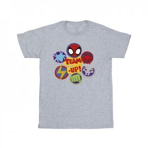 Marvel Boys Spidey en zijn geweldige vrienden werken samen T-shirt 9-11 Years wit