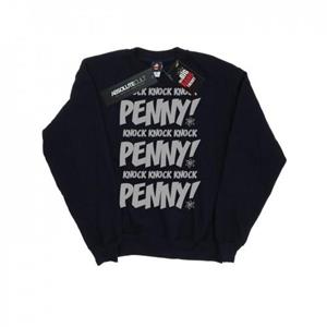 The Big Bang Theory Het Big Bang Theory Sheldon Knock Knock Penny-sweatshirt voor meisjes 7-8 Years wit
