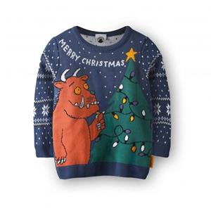 Pertemba FR - Apparel De Gruffalo Boys gebreide kersttrui 18-24 blauw