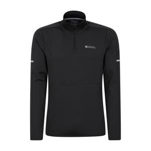 Pertemba FR - Apparel Mountain Warehouse Heren Core gerecycleerde tussenlaag met halve rits 4XL zwart