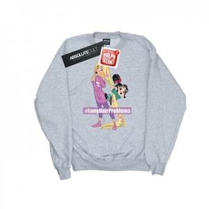 Disney Heren Wreck It Ralph Rapunzel en Vanellope Sweatshirt L wit