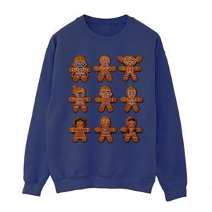 Star Wars Mens Christmas Gingerbread Sweatshirt L marineblauwe kleur