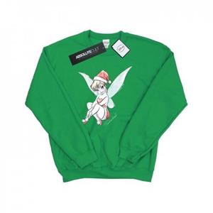 Disney Heren Tinkerbell Kerstfee Sweatshirt L wit