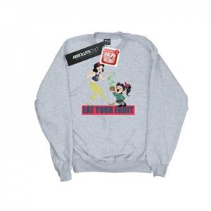 Disney Heren Wreck It Ralph Eat Your Fruit Sweatshirt L wit