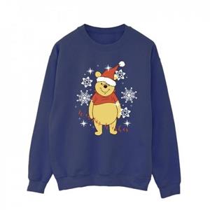 Disney Heren Winnie The Pooh Winter Wishes Sweatshirt L marineblauwe kleur