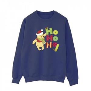 Disney Heren Winnie de Poeh Ho Ho Ho Sjaal Sweatshirt L wit
