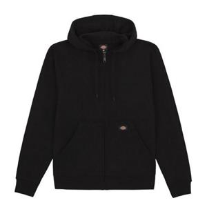 Dickies fleecehoodie voor heren met volledige ritssluiting L zwart