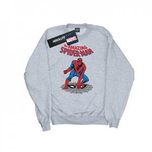 Marvel Heren The Amazing Spider-Man Sweatshirt L wit