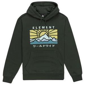 Element - Kyoto Hood Deep Forest - Hoodie - Grün - L - 60% Baumwolle, 40% Polyester,Schweiß