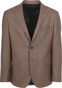 Suitable Pied De Poule Colbert Wol Bruin