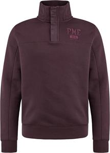 PME Legend Half Button Zip Trui Bordeaux