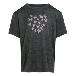 Regatta Kinderen/kinderen alvardo viii paw print marl t-shirt