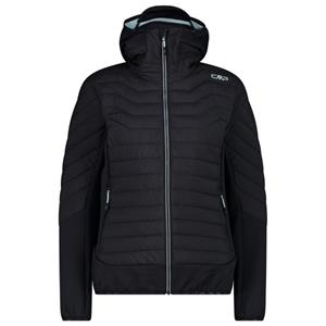 CMP - Women's Jacket Hybrid Fix Hood 34Z2486 - Synthetisch jack, zwart